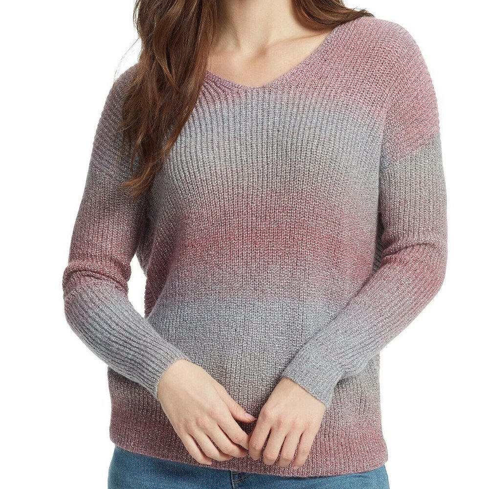 JR363 William Rast Mauvewood Lainey Twisted-Back Top Size M